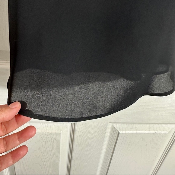 Loft Outlet size SP black cami, racerback, chiffon with full lining, layer - Picture 4 of 9